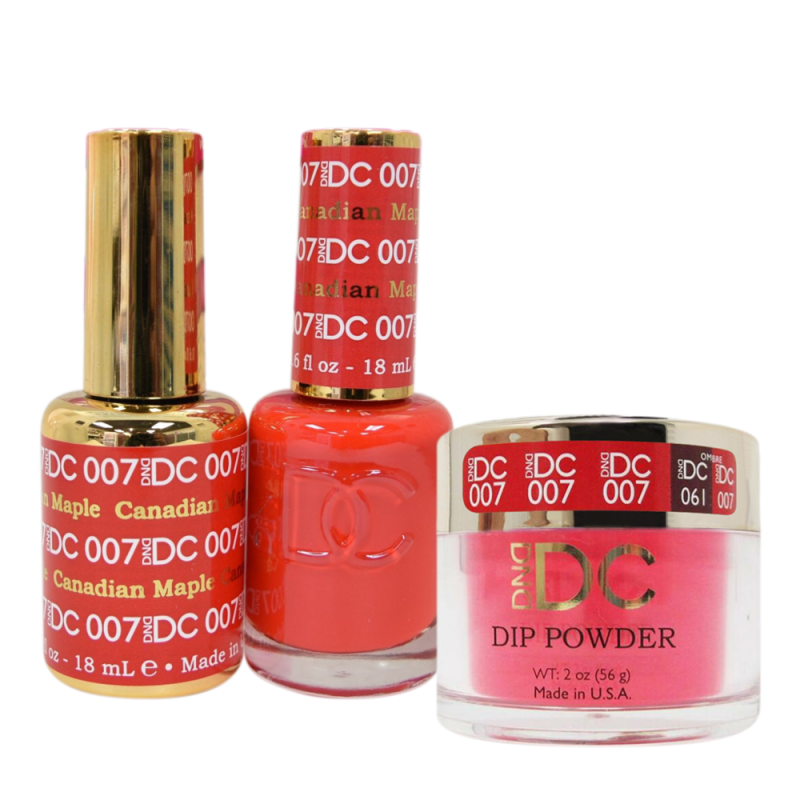 DC 3in1 Dipping Powder + Gel Polish + Nail Lacquer, DC007